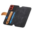 thumbnail image 2 of for Motorola Moto G Stylus 5G 2024 PU Leather + TPU Wallet Case, Card Slots Wristband Kickstand RFID Blocking Anti Peeping Magnetic Clasp Full Body Protection Cover for Moto G Stylus 5G 2024, Black, 2 of 8