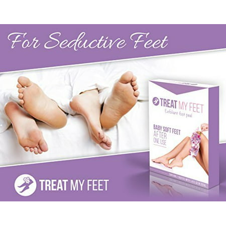 A Softer Baby Foot Peel & Foot Mask to Exfoliate Feet, Repair Rough Heels, Peeling Away Dry Dead Skin, Callus Remover Treatment, Smooth Cracked Heels Pack with Two Foot Cream & Lotion Scrub (Best Way To Treat Dry Cracked Heels)