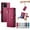Red, variant on ELEHOLD for iPhone 13 Flip Case, Wallet Zipper Magnetic Buckle Kickstand Wrist Strap Multifunctional Card Slots Wallet Business Case with Crossbody and Wrist Strap,Red