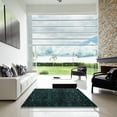 thumbnail image 7 of Ahgly Company Machine Washable Indoor Rectangle Abstract Night Black Area Rugs, 6' x 9', 7 of 7