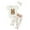 Coffee, variant on MIASHUI Girls Easter Outfits 3PCS Short Sleeve Rabbit Embroider Bodysuit Pants Headbands,Coffee,0-3 Months
