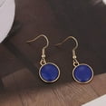 thumbnail image 2 of Daolelai Fashion Personality Stone Earrings Fashionable Colorful Round Earrings, 2 of 6