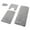 Gray, variant on Tyidzon Bathroom Rugs Sets 4 Piece with Toilet Lid Cover, Non-Slip Absorbentb Rugs and Mats for Bathroom, Bath Rug Set
