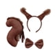 thumbnail image 4 of Accesorios para el cabello con diseño de animales para Halloween, pajarita para juegos de rol, recuerdos de fiesta Marrón sin guante, 4 of 9