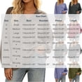 thumbnail image 3 of BUIGTTKLOP Oversized Sweatshirts for Women Casual V Neck Pullover Tops Long Sleeve Fall Fashion Tops, 3 of 8