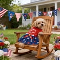 thumbnail image 6 of Happy 4th of July Dog Outfit Patriotic Dog Tulle Dress with Bowknot Independent Day Dogs Pet Doggie Apparel Clothes for Small Dogs Puppy Cats Girl Holiday National Day Pet Clothes, 6 of 8