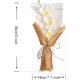 thumbnail image 2 of Nvzi Ramo de flores de ganchillo, ramo de flores de punto hecho a mano, orquídea de ganchillo, flores artificiales para el Día de la Madre, cumpleaños, boda, regalo del Día del Maestro, 2 of 5