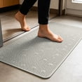thumbnail image 1 of MTBLYS Alfombrilla antideslizante para bañera de 91 x 43 cm | Alfombrilla de ducha de PVC suave con orificios de drenaje y ventosas | Alfombrilla de secado rápido para bañera, 1 of 6