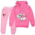 thumbnail image 1 of LoliRock Boutique-ropa de algodón para niños, niñas Everhtes, 10 a 12 años, ropa para adolescentes 3t, camiseta con capucha de otoño, conjunto de pantalones embebidos para niños zhangyuxiang LED, 1 of 2