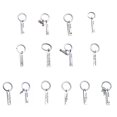 thumbnail image 3 of Letters Engraved Drive Safe Personalized Custom Ring Boyfriend Gift Keyring Stainless Steel Car Key Ring Husband Boyfriend Gift Keychain, 3 of 9