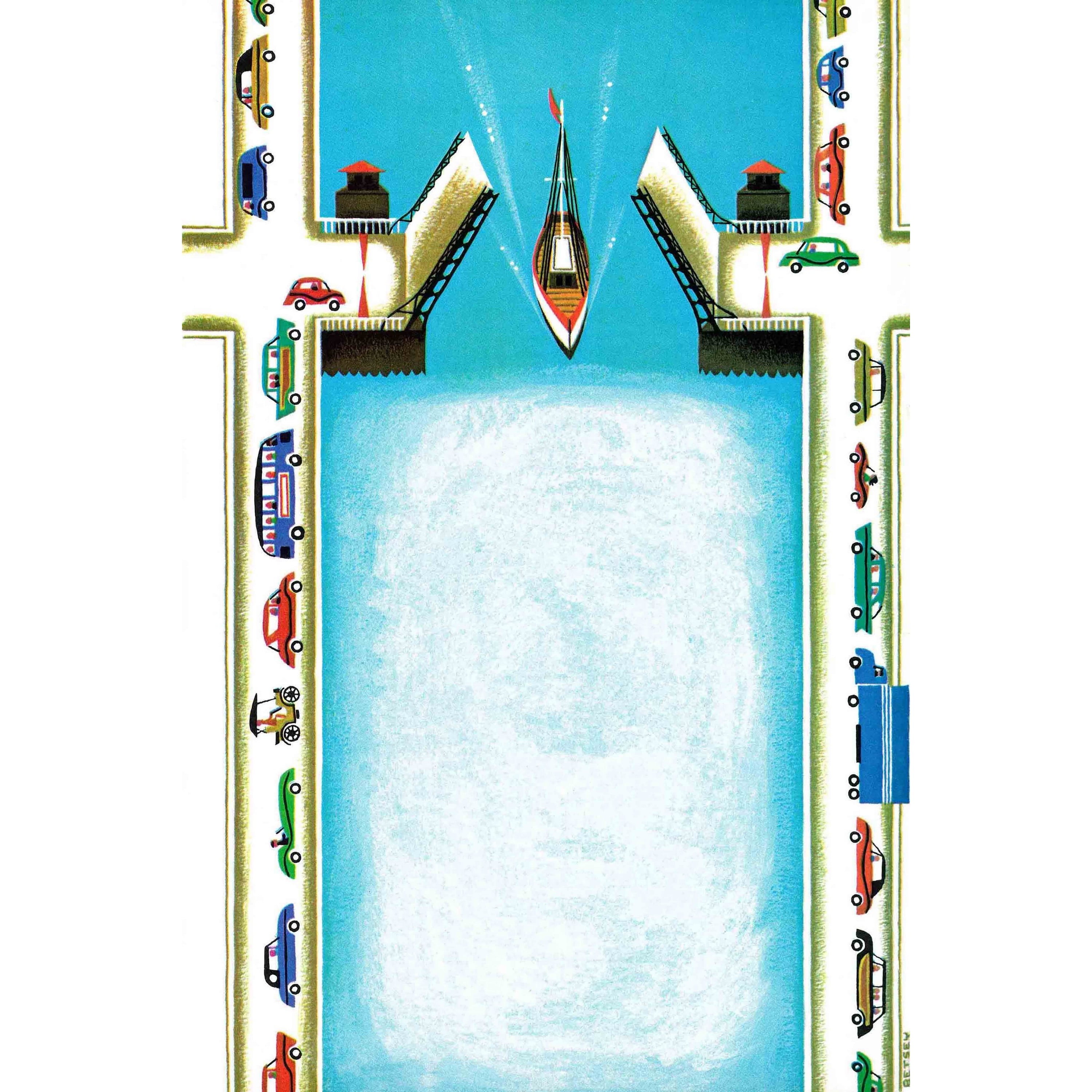 MARMONT HILL  - The Drawbridge Painting Print on Canvas - Multi-Color 20 x 30