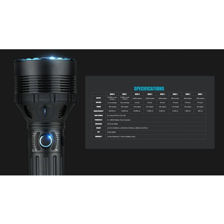 OLIGHT Ｘ9R Olight X9R Marauder 25000 Lumens Rechargeable LED Flashlight