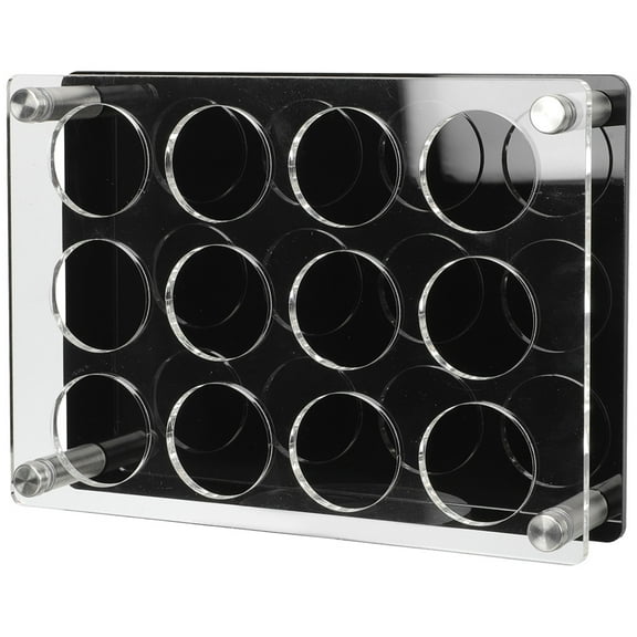 Shot Glasses Holder with 12 Holes for Bar Rack Whiskey Cup Serving Tray