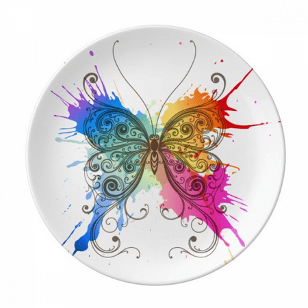 

Ink-Painting Style like Plate Decorative Porcelain Salver Tableware Dinner Dish