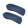 thumbnail image 4 of EeaseMX Plantillas ortopédicas para mujer, 1 par de 3/4, soporte para el arco del talón, fascitis plantar, masaje para pies planos, talla M (azul y negro), 4 of 7