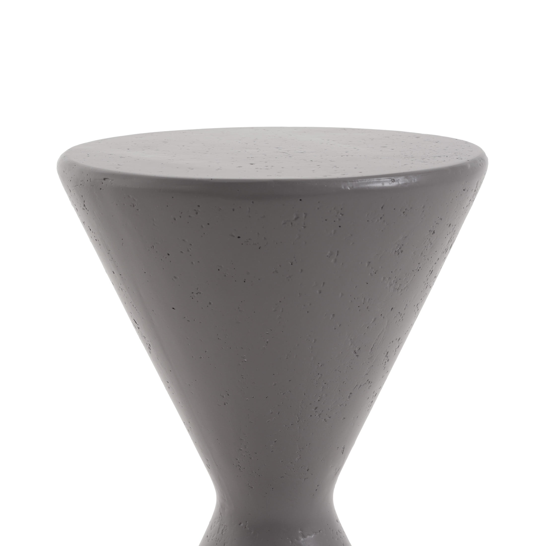 Christopher Knight Home Modern Round Garden Pedestal, Indoor Outdoor MGO Plant Stand, Gray, Set of 3