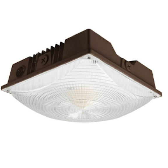 Sylvania 62225 - CANOPYS4A/020UNVD8SC2/G5/BZ/D Outdoor Parking Garage Canopy LED Fixture