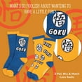 thumbnail image 5 of Dragon Ball Z Boys' Socks Goku Kame Symbols 2 Pairs Kids Athletic Crew Socks, 5 of 7