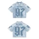 thumbnail image 2 of Camiseta de fútbol Y2K, camiseta holgada de empalme estadounidense de moda, ropa de calle informal transpirable, camiseta unisex de manga corta, 2 of 6