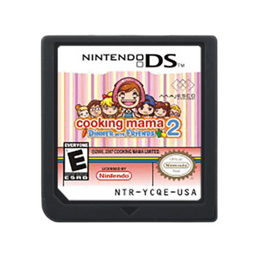 DS Game Cartridges Cooking Mama 2: Dinner with Friends US Version,DS Game Card for NDS 3DS DSI DS