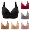 thumbnail image 3 of Mepaouo Womens Seamless Bra No Underwire Comfort Push Up Bras Full Coverage Supportive Bralette, 3 of 4