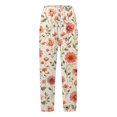 thumbnail image 4 of YUANGUANST Women's Wide Leg Pants Women's Spring And Summer Casual 3D Printed Back Pocket Cotton And Linen Pants Business Work Casual Pants, 4 of 4