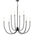 thumbnail image 4 of 52699BK Kichler Lighting Malene - 8 Light Chandelier-43.5 Inches Tall and 45.25 Inches Wide-Black Finish, 4 of 9