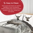 thumbnail image 7 of Comforter 3PC Set Double/Queen Deer In Snowy Forest, 7 of 7