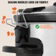 thumbnail image 5 of VEVOR Olla de cocción lenta, 6 cuartos de galón, 240 W, olla de cocción lenta eléctrica con 3 niveles de ajustes de calor, ollas de cocción lenta digitales con temporizador máximo de 20 horas, tapa de, 5 of 5