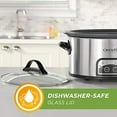 thumbnail image 6 of Crock-Pot 6 Quart Programmable Slow Cooker with Timer and Auto Food Warmer Setting, Stainless Steel, 6 of 6
