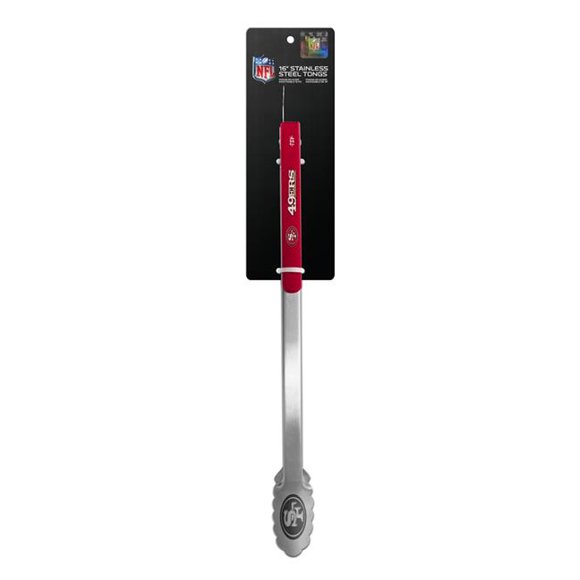 TSV Home KTNFL2801 San Francisco 49ers Kitchen Tong, Red