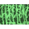 thumbnail image 1 of Ahgly Company Machine Washable Indoor Rectangle Abstract Emerald Green Modern Area Rugs, 3' x 5', 1 of 4