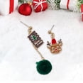 thumbnail image 3 of Pendientes de botón Sunnimix navideños Joyas de botón para niñas de cumpleaños de reno, 3 of 7