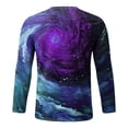 thumbnail image 4 of Long Sleeve Casual Lightweight Pullover Shirts, Men Trendy Round Neck Fall Tee Novelty 3D Graphic Print Vintage Raglan T-Shirt Gym, 4 of 5