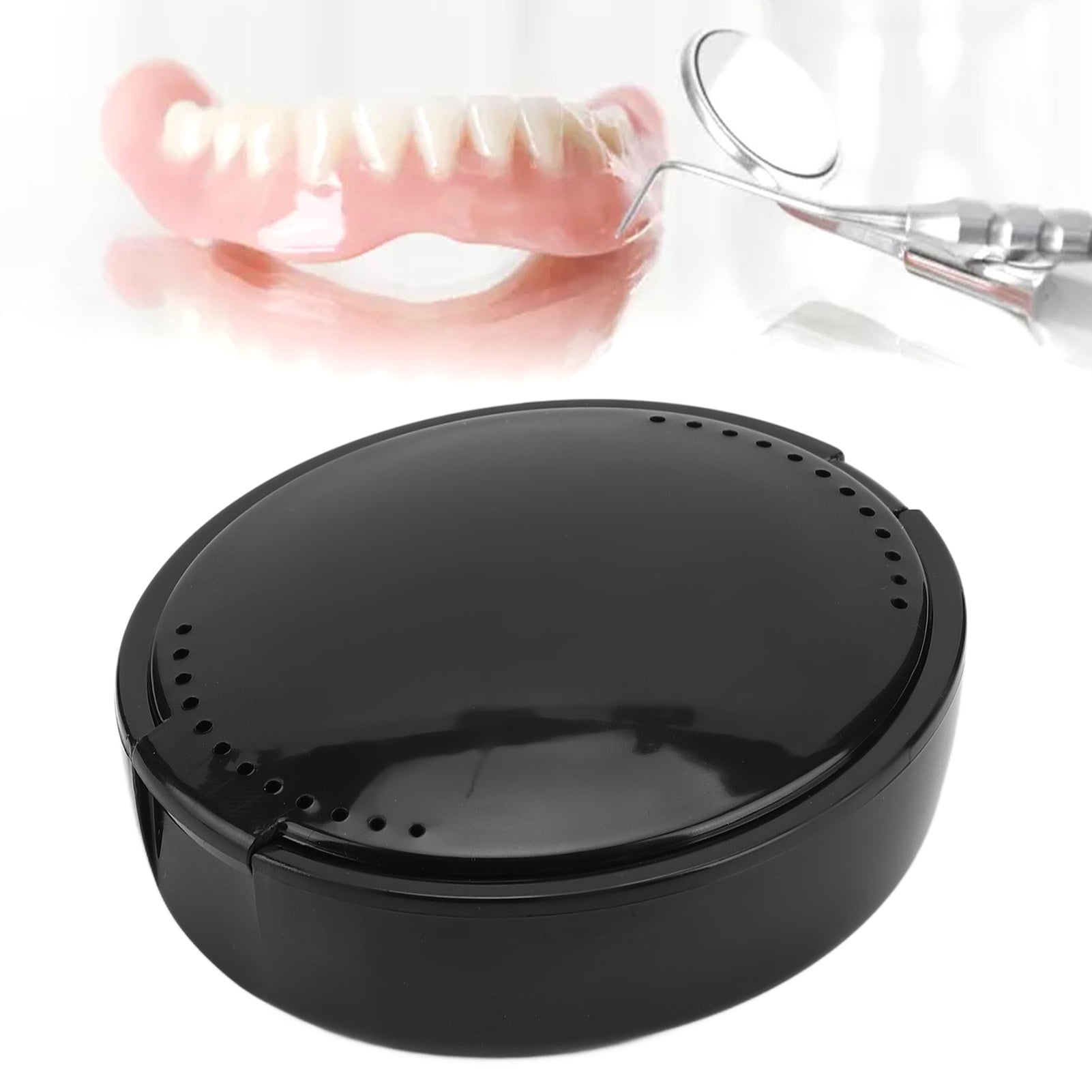 Denture Case, Safe Lightweight Portable Wide Application Denture