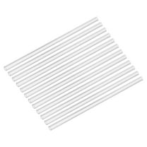 Uxcell 8Inch Glass Tubes Borosilicate Clear Glass Pipes Glass Blowing Tubes Industrial Glass Tubing Transparent 12 Pack