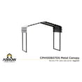 thumbnail image 4 of Arrow 6 x 10 x 7 ft Eggshell 7' Metal Canopy, 4 of 8