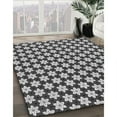 thumbnail image 3 of Ahgly Company Tapis d'Intérieur Lavable en Machine Carré Gris Argenté Transitionnel, 6 Pieds Carré, 3 of 7