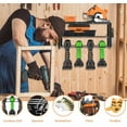 thumbnail image 4 of 3 Layers Heavy Duty Power Tool Organizer Utility Storage Rack Wall Mounted Shelf, 4 of 8
