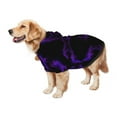 thumbnail image 7 of Dog Hoodie Pet Clothes Black Purple Abstract Sweater Sweatshirts Pullover Coat for Large Medium Dogs X-Large, 7 of 7