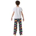 thumbnail image 5 of FORMRS Kids Pajama Pants with Pockets Size 6-8Y Boys Lounge Sleep Bottoms, Colorful Space Cat, 5 of 8