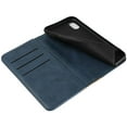 thumbnail image 4 of for iPhone X Wallet Case,Premium PU Leather Flip Folio Case with Card Slot, Stand Holder and Magnetic Closure [TPU Shockproof Interior Protective Case] for iPhone X,Blue+Khaki, 4 of 13