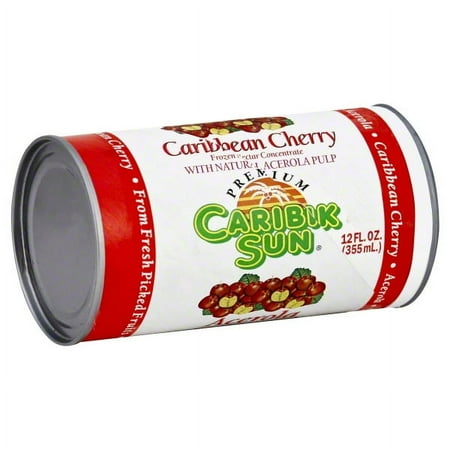 Caribik Sun Caribbean Cherry Nectar Concentrate 12 Oz (Frozen)