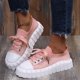 thumbnail image 1 of Zapatos de mujer informales de gran tamaño informales con cordones de punto de estilo nuevo de primavera Wmkox8yii shalkjhdk3378, 1 of 1
