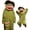 Green, variant on laqbezok Silly Big Mouth Monster Character Silly Onesie Adult Pajamas, Ultra-Soft Fleece One-Piece Loungewear, Cozy Integrated Sleepwear for Men & Women (1-Piece Jumpsuit)
