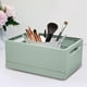thumbnail image 3 of Contenedores de almacenamiento plegables decorativos, organizador de ropa, gran capacidad con Verde, 3 of 7