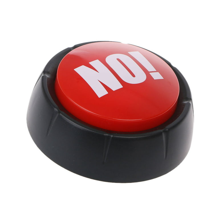 Novelty Big Red NO Button No Sound Button Desktop Sound Toy Great