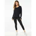 thumbnail image 4 of Sofia Active by Sofia Vergara Women’s High Waist Studio Leggings, 27" and 23" Inseam, 4 of 6
