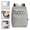 Gray, variant on Diaper Bag Backpack Tote for Women Large Capacity, Baby Bag with Insulated Pockets Multifunctional Diaper Bags for Baby Girl Boy Waterproof Baby Bags for Boys Girls Maternity Bag Baby
