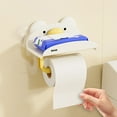thumbnail image 4 of CEHVOM Wet Tissue Storage Box Bathroom Tissue Box Wall Mounted Toilet Tissue Rack Bathroom Non Perforated Toilet Paper Box, 4 of 6